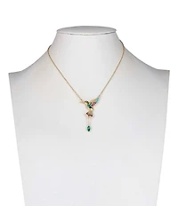 Patricia Nash Small Hummingbird Short Pendant Necklace