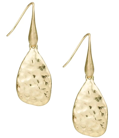 Patricia Nash Solid Teardrop Drop Earrings