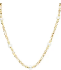 Patricia Nash Station Pearl Chain Long Strand Necklace