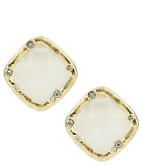 Patricia Nash Stone Button Stud Earrings