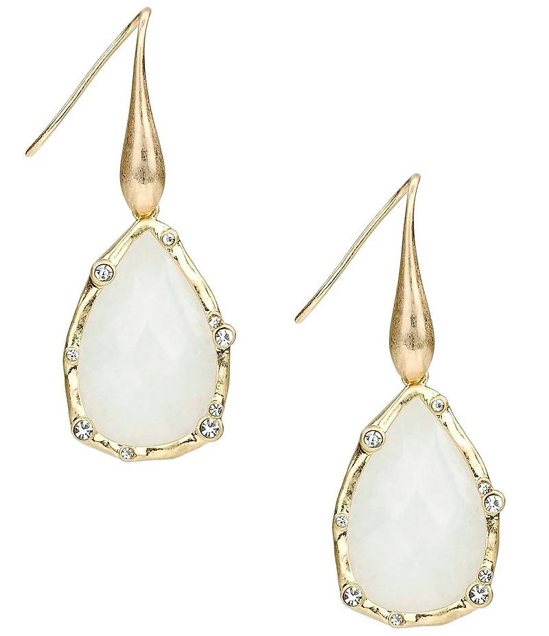 Patricia Nash Stone Teardrop Drop Earrings