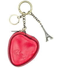 Patricia Nash Strawberry Zip Around Bag Charm
