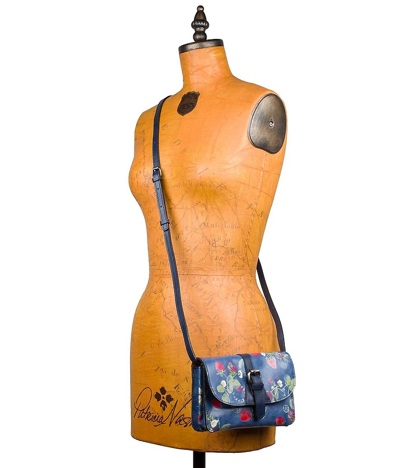 Patricia Nash Torri Strawberry Buckled Crossbody Bag
