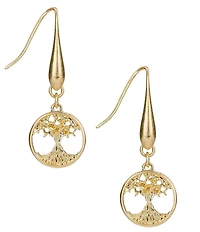 Patricia Nash Tree Circle Drop Earrings