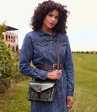Patricia Nash Tuscan Fields Print Cassano Crossbody Bag