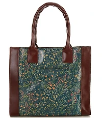 Patricia Nash Curry Tuscan Fields Print Tote Bag