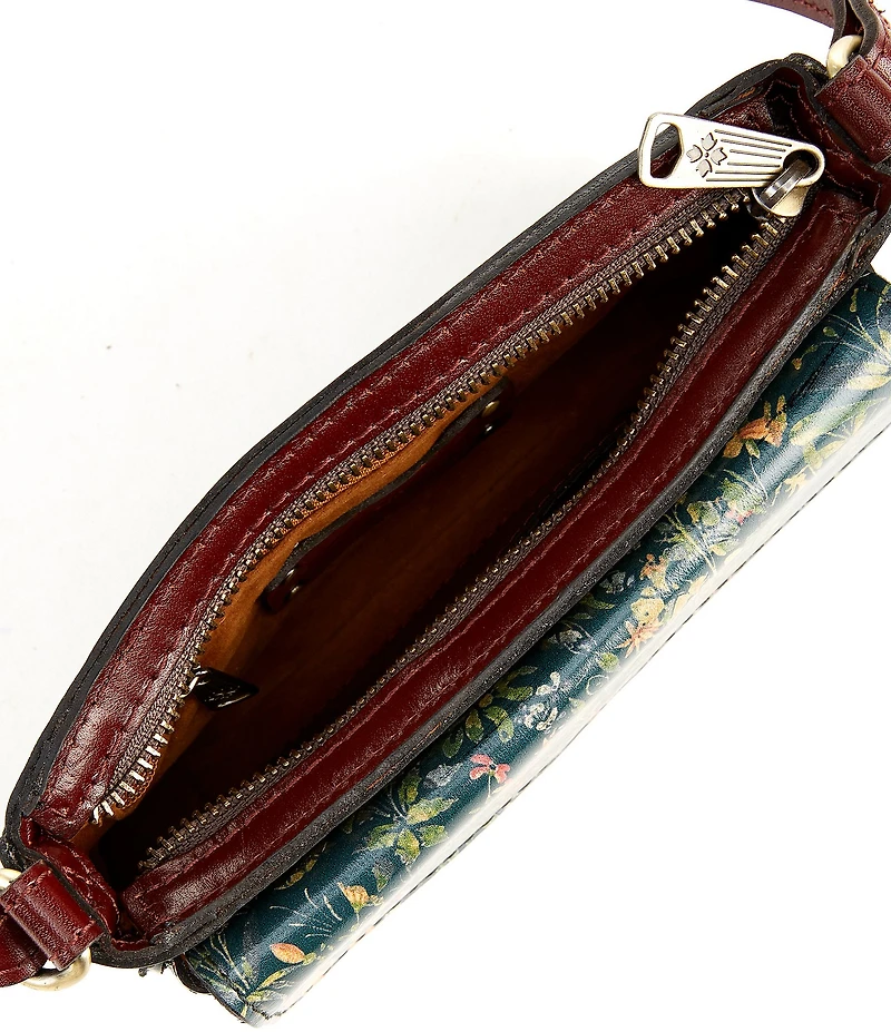 Patricia Nash Dovera Tuscan Fields Print Phone Crossbody Bag