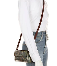 Patricia Nash Dovera Tuscan Fields Print Phone Crossbody Bag