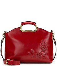 Patricia Nash Valletta Floral Embossed Satchel Bag