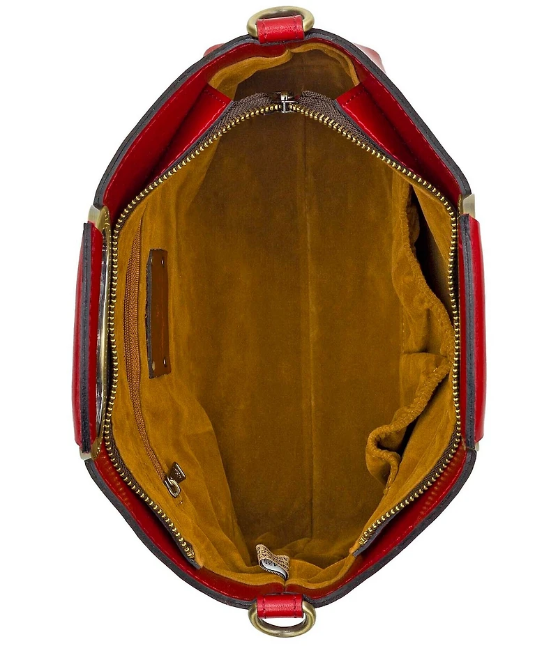 Patricia Nash Valletta Floral Embossed Satchel Bag