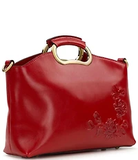 Patricia Nash Valletta Floral Embossed Satchel Bag