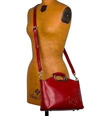 Patricia Nash Valletta Floral Embossed Satchel Bag
