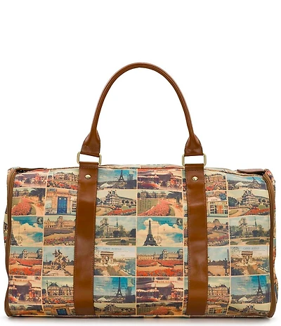 Patricia Nash Vasilia Postcards From Paris Garment Duffle Bag