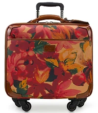 Patricia Nash Velino Spring Multi Patina Coated Linen Canvas Trolley