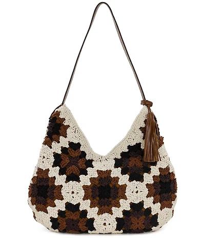 Patricia Nash Veronique Diamond Knit Hobo Bag