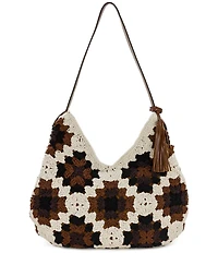Patricia Nash Veronique Diamond Knit Hobo Bag