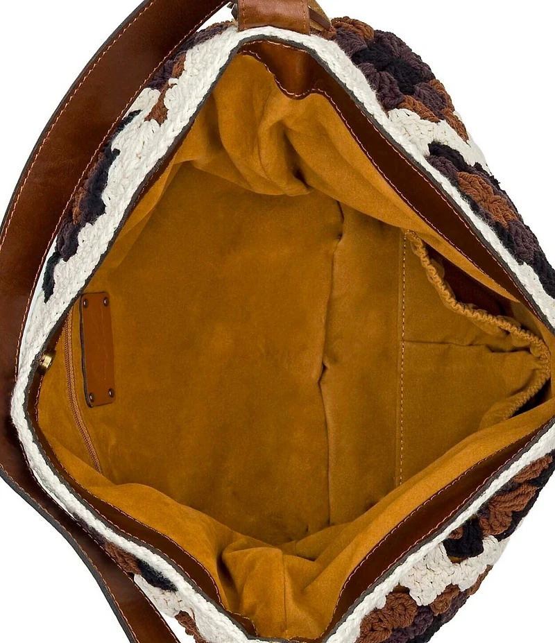 Patricia Nash Veronique Diamond Knit Hobo Bag