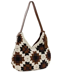 Patricia Nash Veronique Diamond Knit Hobo Bag