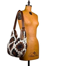 Patricia Nash Veronique Diamond Knit Hobo Bag