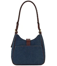 Patricia Nash Verretto Denim Belted Shoulder Bag