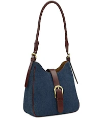 Patricia Nash Verretto Denim Belted Shoulder Bag