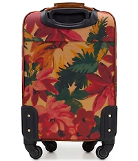 Patricia Nash Vettore Spring Multi Patina Coated Linen Canvas 19#double; Spinner Suitcase