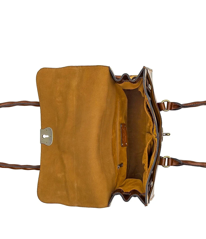 Patricia Nash Vienna Handbag Print Satchel Bag