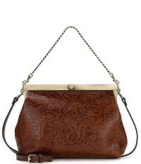 Patricia Nash Vilaine Tooled Frame Crossbody Bag