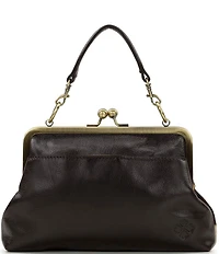 Patricia Nash Vione Cow Print Frame Satchel Bag