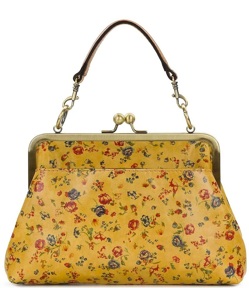 Patricia Nash Vione Floral Kisslock Frame Clutch