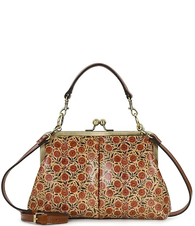 Patricia Nash Vione Kisslock Floral Crossbody Bag