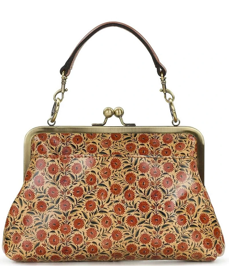 Patricia Nash Vione Kisslock Floral Crossbody Bag