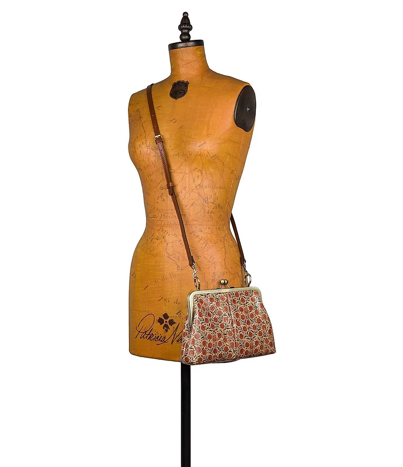 Patricia Nash Vione Kisslock Floral Crossbody Bag