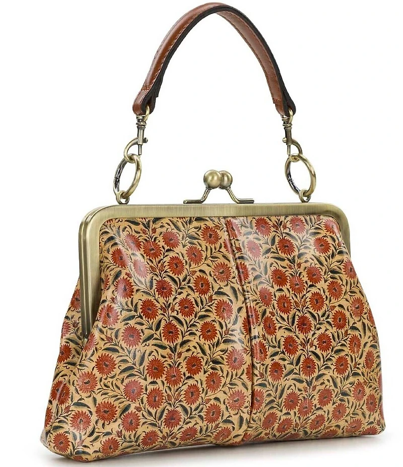 Patricia Nash Vione Kisslock Floral Crossbody Bag