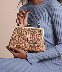 Patricia Nash Vione Kisslock Floral Crossbody Bag