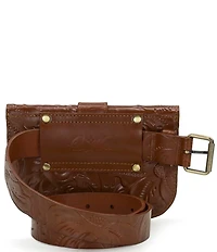 Patricia Nash Vitrolles Leather Belt with Bag