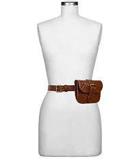 Patricia Nash Vitrolles Leather Belt with Bag