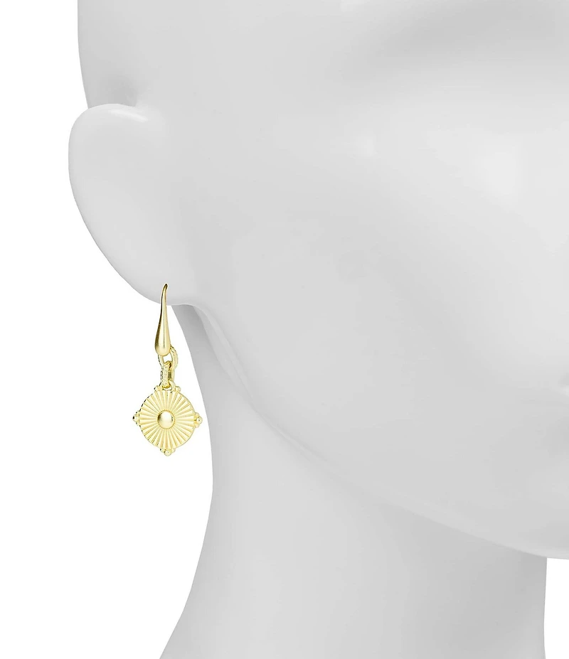 Patricia Nash Wire Disc Drop Earrings