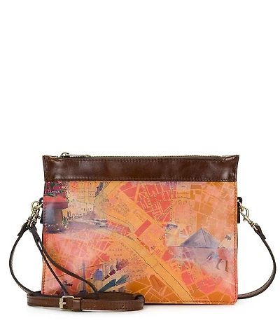 Patricia Nash Yvette Paris Map Clutch Crossbody Bag