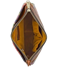 Patricia Nash Yvette Raffia Floral Clutch Crossbody Bag