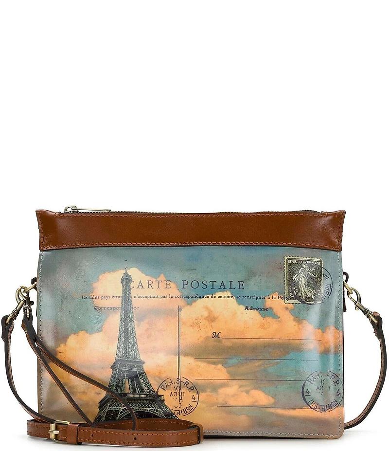 Patricia Nash Yvette Paris Postcard Clutch Crossbody Bag