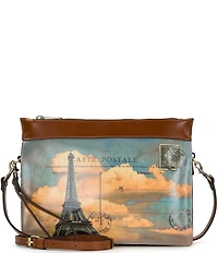 Patricia Nash Yvette Paris Postcard Clutch Crossbody Bag