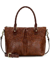Patricia Nash Zora Tooled Top Handle Crossbody Bag