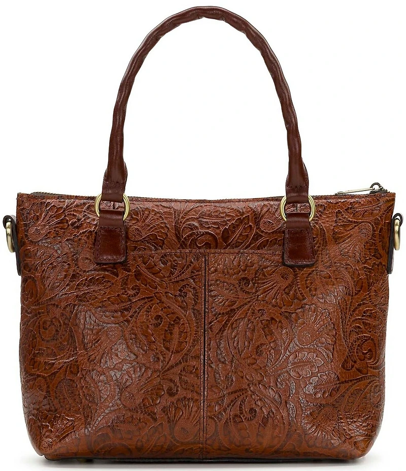 Patricia Nash Zora Tooled Top Handle Crossbody Bag