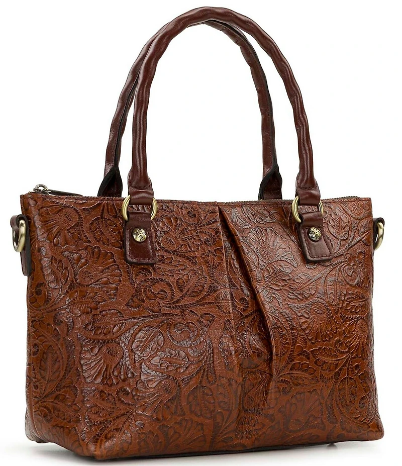 Patricia Nash Zora Tooled Top Handle Crossbody Bag