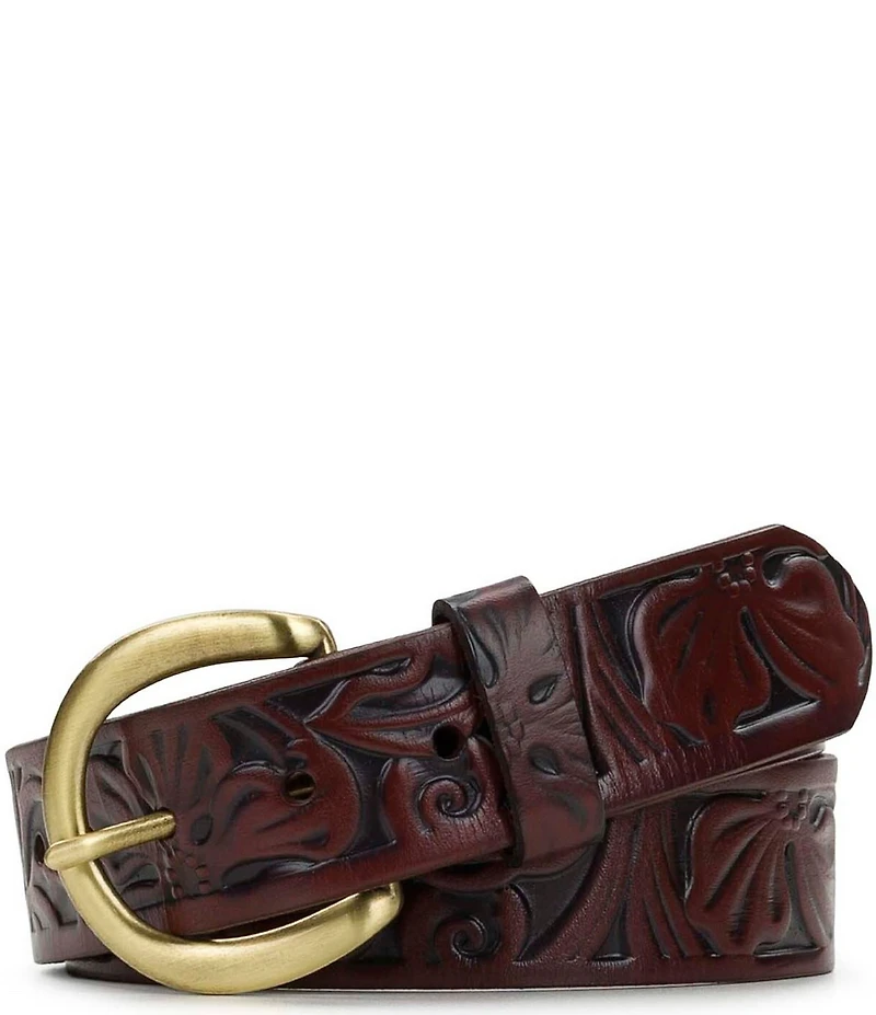 Patricia Nash2.5#double; Baveno Leather Belt
