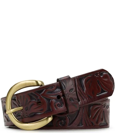 Patricia Nash2.5#double; Baveno Leather Belt