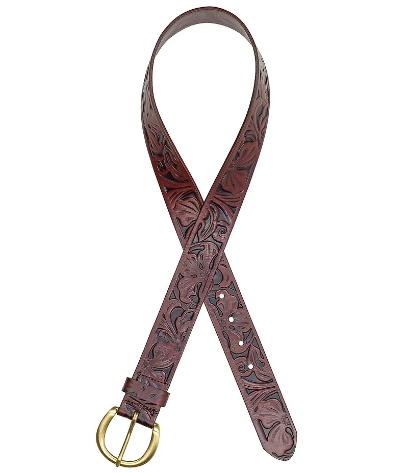 Patricia Nash2.5#double; Baveno Leather Belt