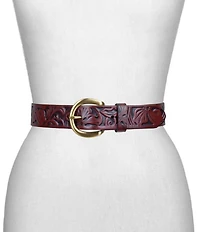 Patricia Nash2.5#double; Baveno Leather Belt