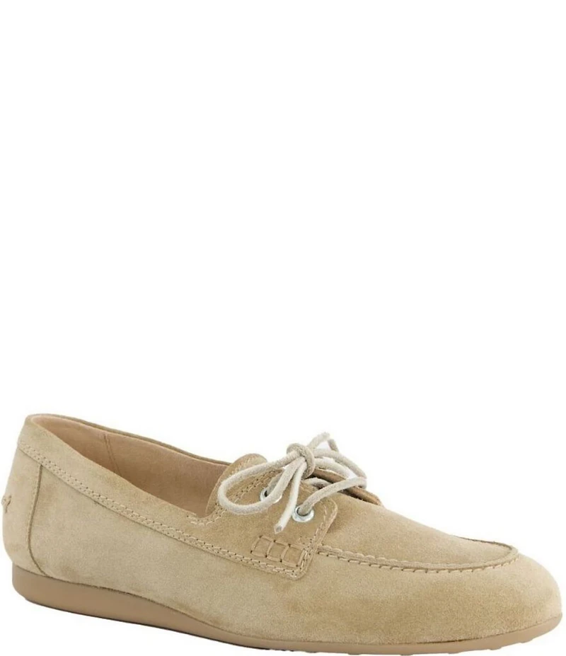 Paul Green Bayside Suede Lace Up Boat Shoes